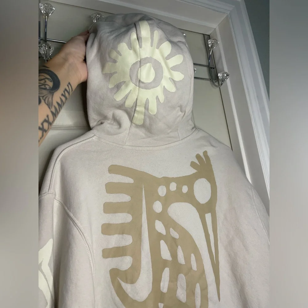 Nike Small Pullover Cream Colored Hoodie